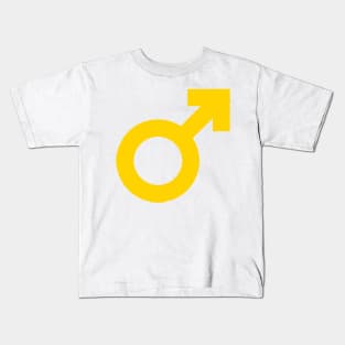 Male Logo Symbol Sign Icon Emoticon Kids T-Shirt